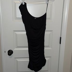 Arden B. One shoulder mini dress